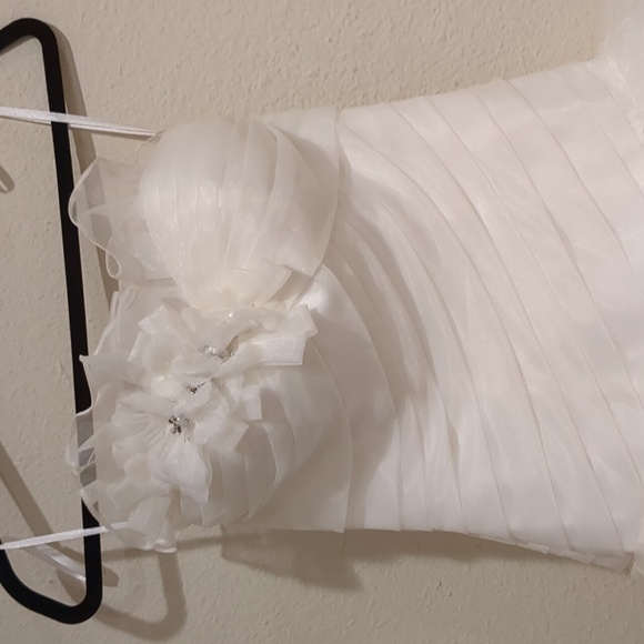 Stunning Allure Bridals Ivory Wedding Dress Size 4 - Picture 3 of 13